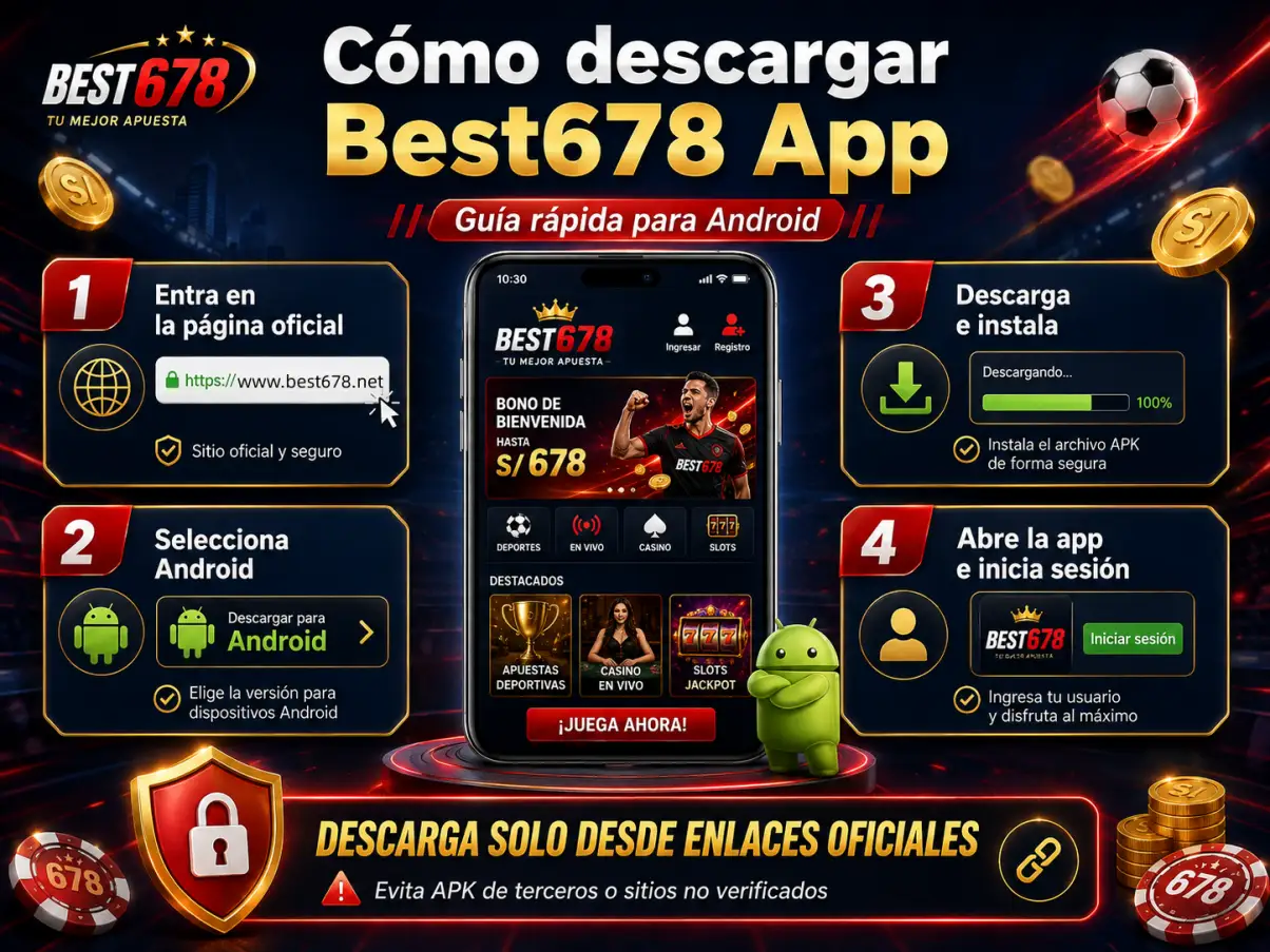 App de apuestas en Perú y acceso móvil a Best678