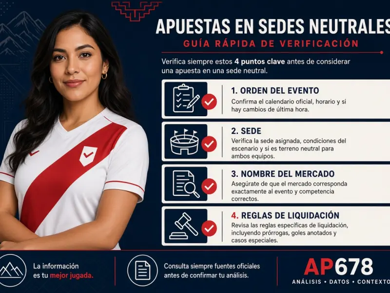Checklist de marcador, minuto, mercado y cuota para una apuesta 1X2 de fútbol en vivo