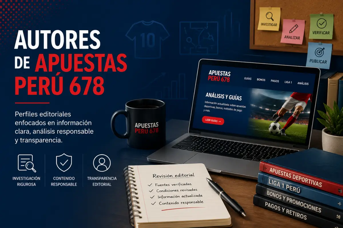 Perfil editorial y transparencia de autores de Apuestas Perú 678