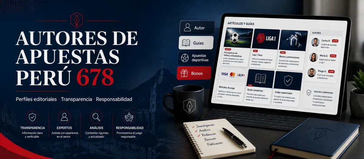 Autores y perfiles editoriales de Apuestas Perú 678