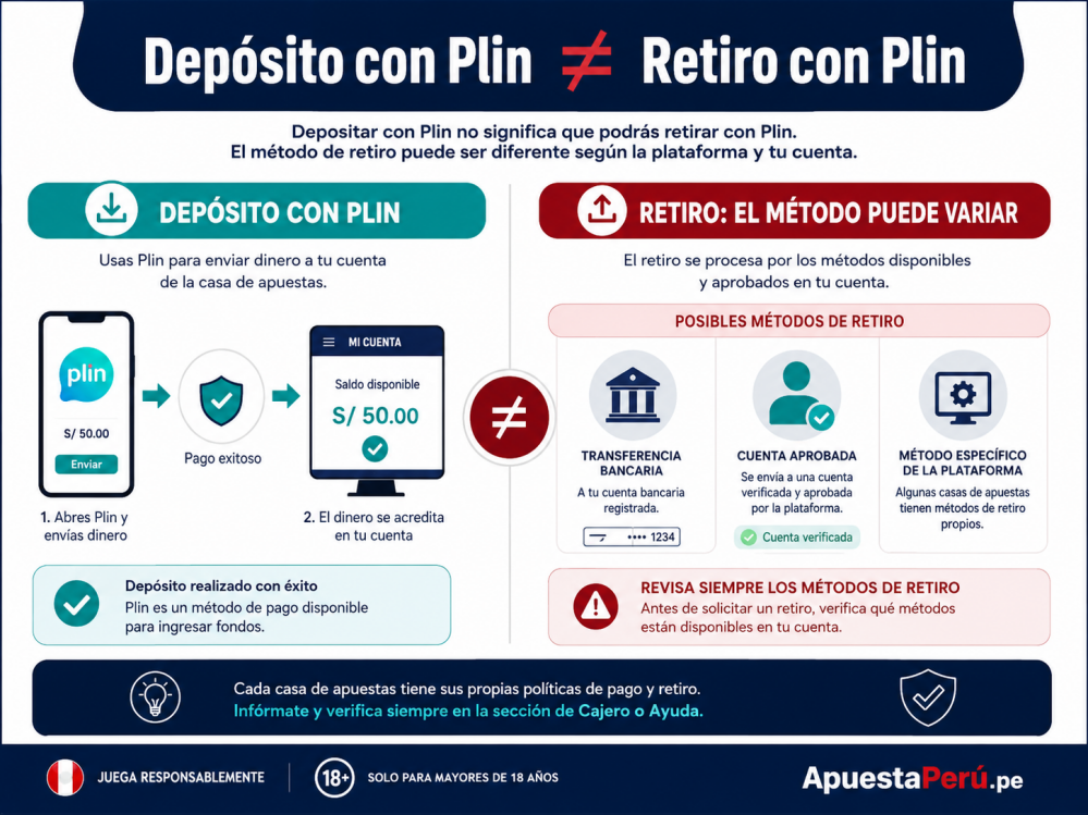 Apuestas con Plin en Perú