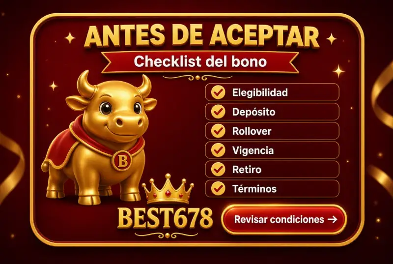 Diagrama que muestra las etapas de un bono de bienvenida en apuestas