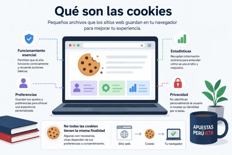 Funcionamiento y tipos de cookies utilizadas en un sitio web