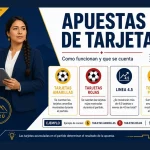 Guía visual sobre apuestas de tarjetas amarillas y rojas en fútbol