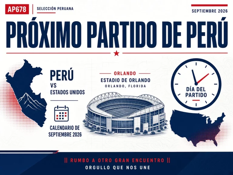 Calendario de la Selección Peruana con el próximo amistoso ante Estados Unidos en Orlando y las siguientes fechas de la gira